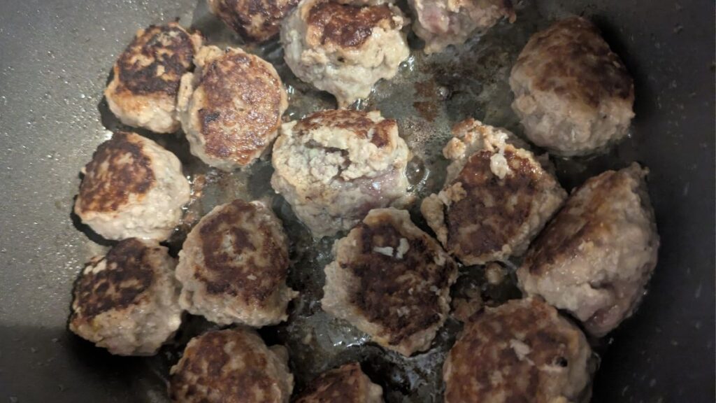 フライパンで直接