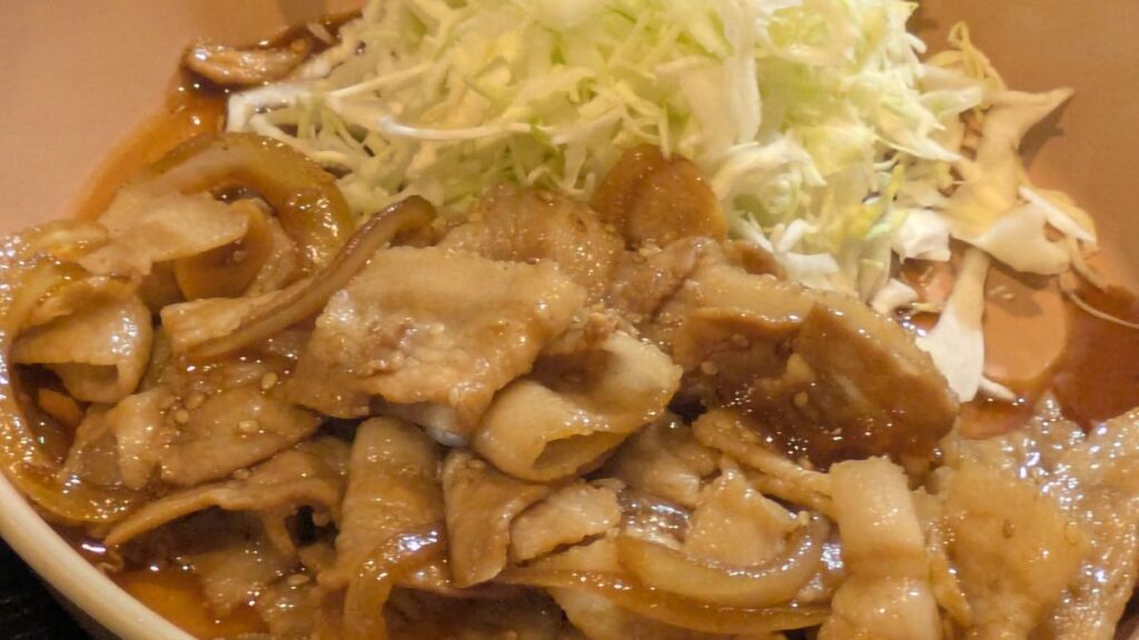 生姜焼きアップ